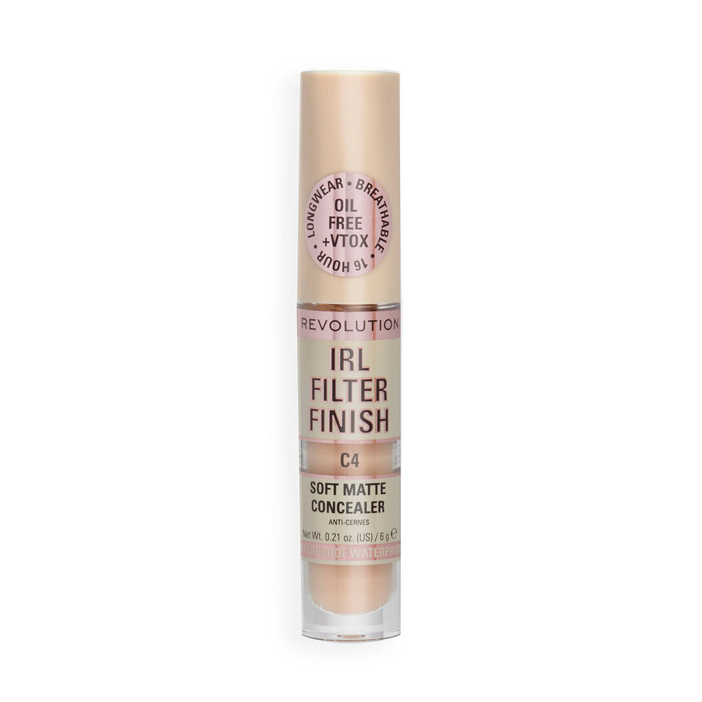 Revolution IRL Filter Finish Concealer with hyaluronic acid and okra extract
