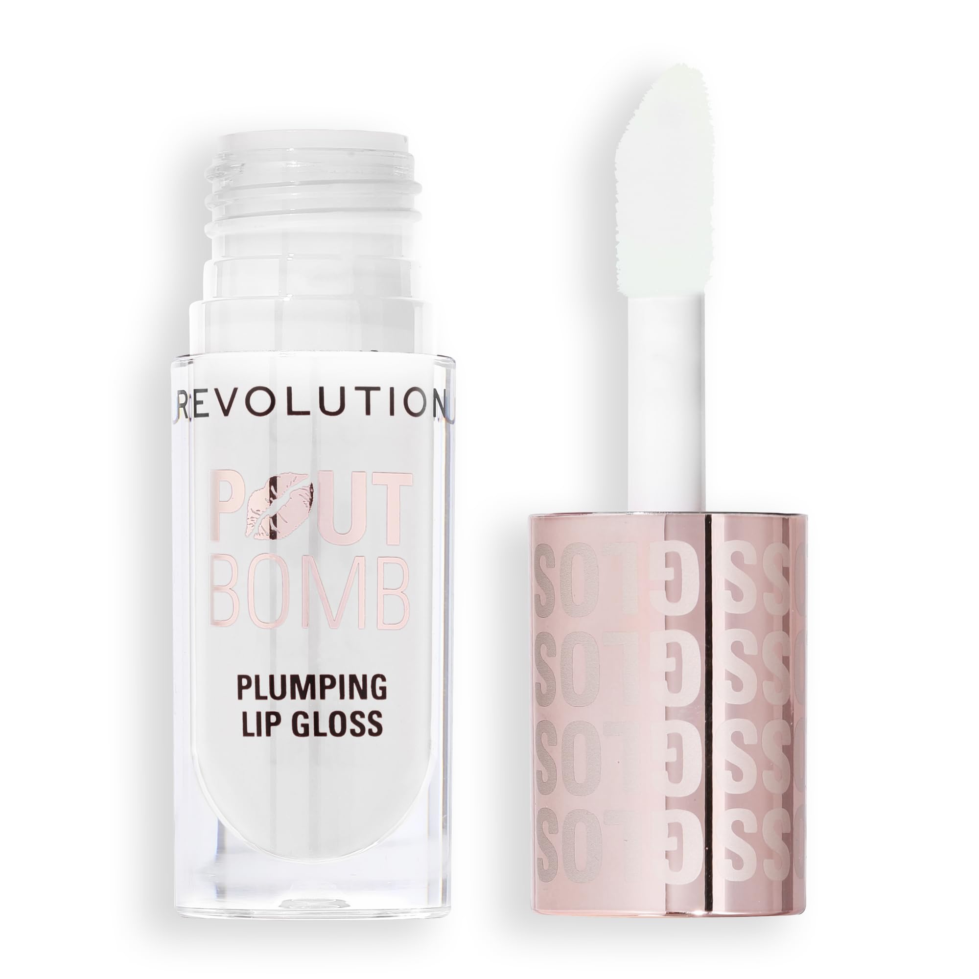 Revolution Pout Bomb brillos intensos con aplicador XXL para cobertura rápida