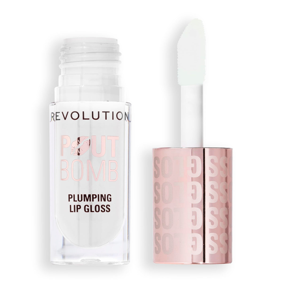Revolution Pout Bomb brillos intensos con aplicador XXL para cobertura rápida