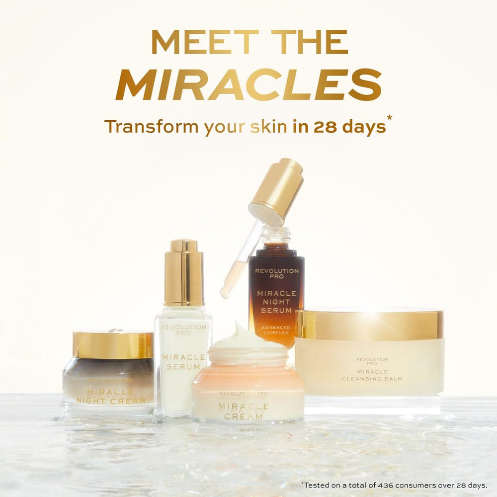 Revolution Pro Miracle Serum: aplicación diaria para piel más suave y luminosa.
