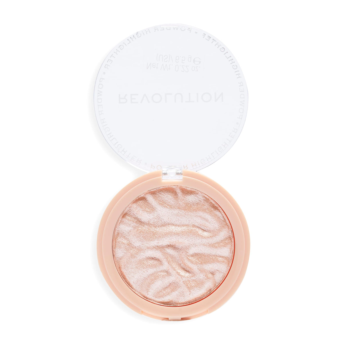 Revolution Beauty London Dare to Divulge highlighter compact for radiant glow.