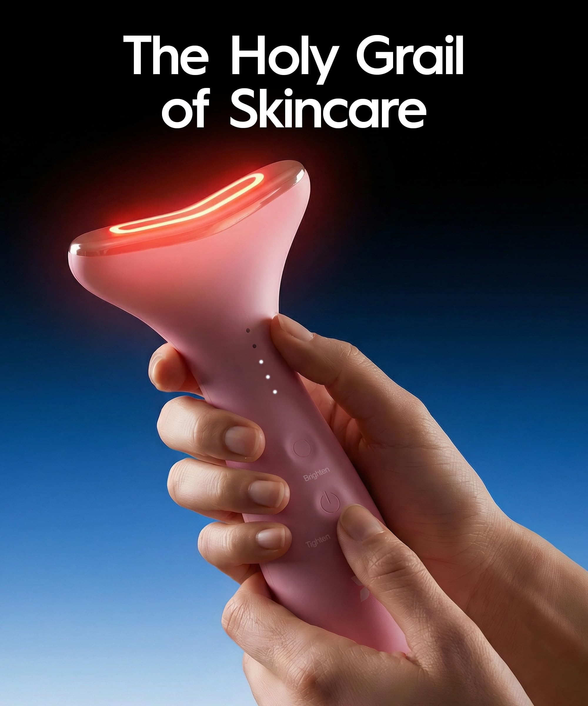 REVOMADIC REVO Genie compact pink pearl design fits nightly routines.