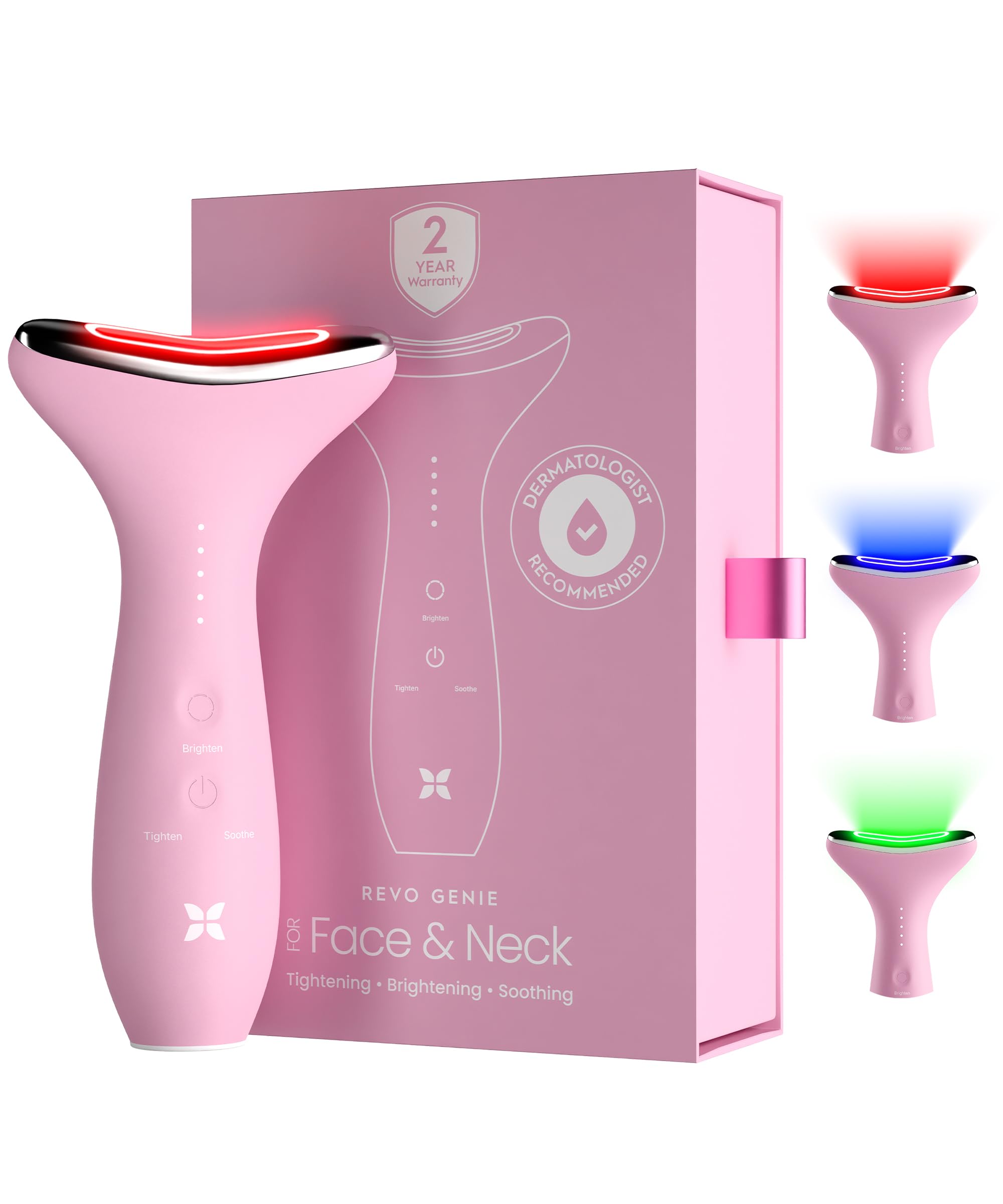 REVOMADIC REVO Genie front view shows a sleek face massager for smoother, refreshed skin.
