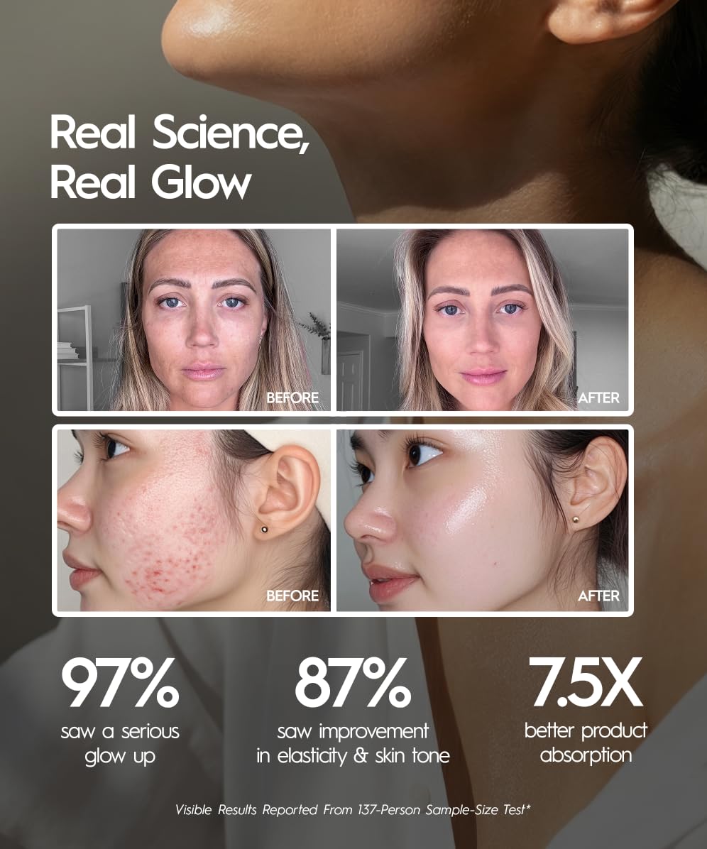 REVOMADIC REVO Genie heat and vibration delivering warm, relaxing facial massage.