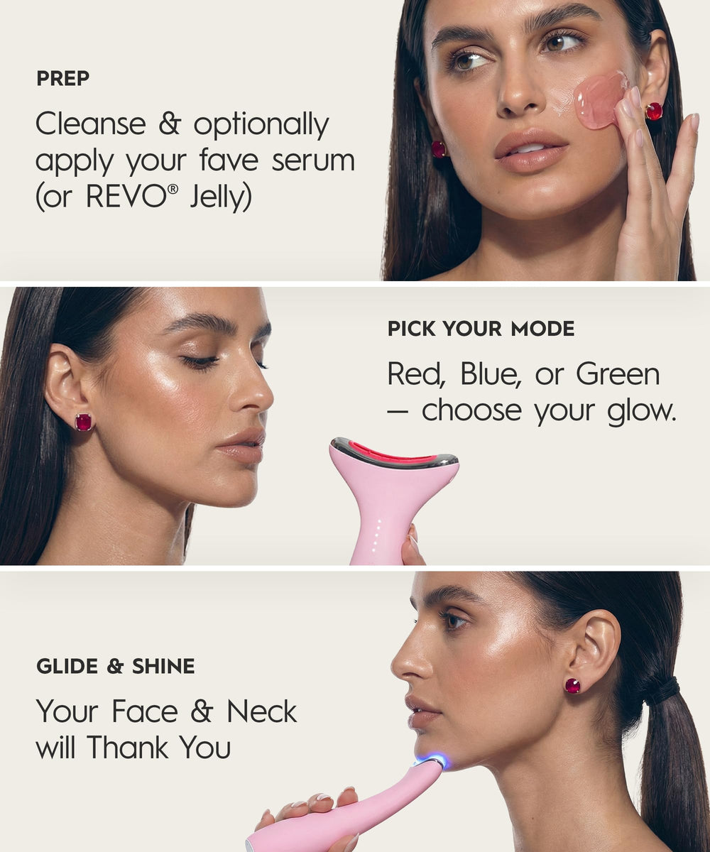 REVOMADIC REVO Genie pink pearl finish conveys premium comfort and grip.
