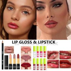 Revonext brillos labiales 8 tonos para acabado luminoso.