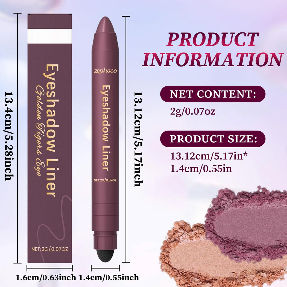 rexibuz Shadow Liner plum shade on eyelid for versatile day-to-night looks