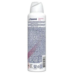 Rexona Mujeres, aplicación inmediata brinda frescura al instante tras pulverizar.