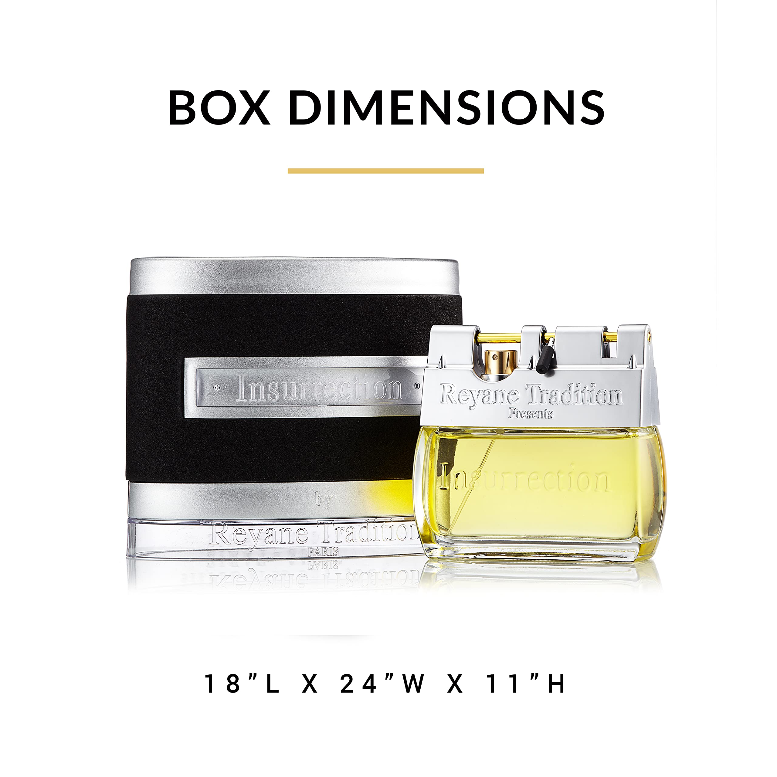 Reyane Tradition Insurrection Classique gift packaging shown on a vanity