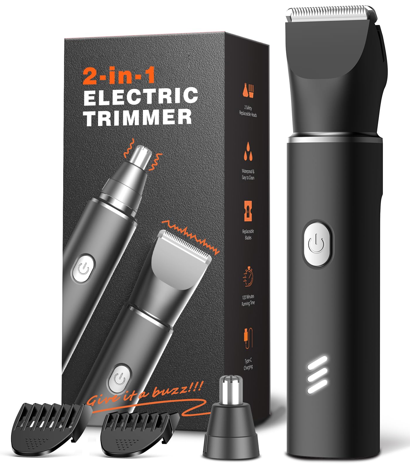 REYOLL Body Hair Trimmer compact design for home or travel