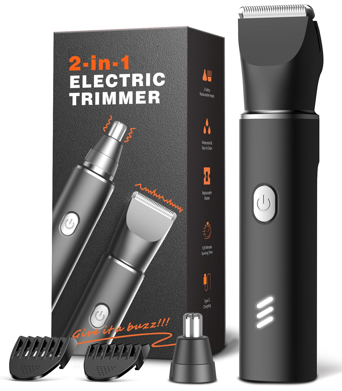 REYOLL Body Hair Trimmer compact design for home or travel