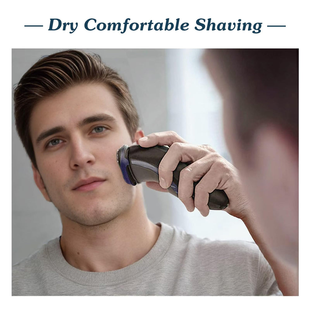 RF RollingFit SH30 edge close-up, rounded blades for smooth, protective shaving