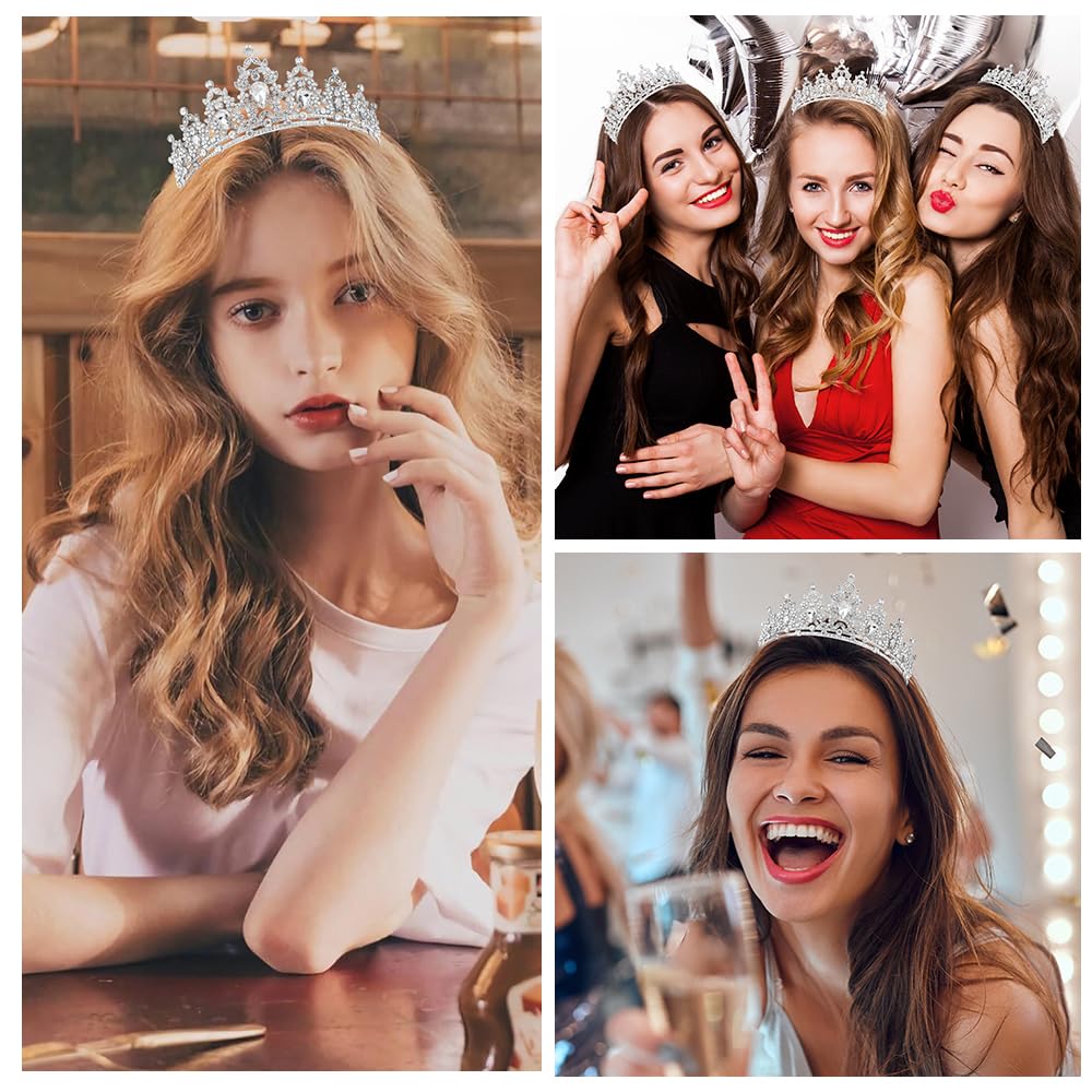 RGHSZ princess party look with shimmering crown and sash