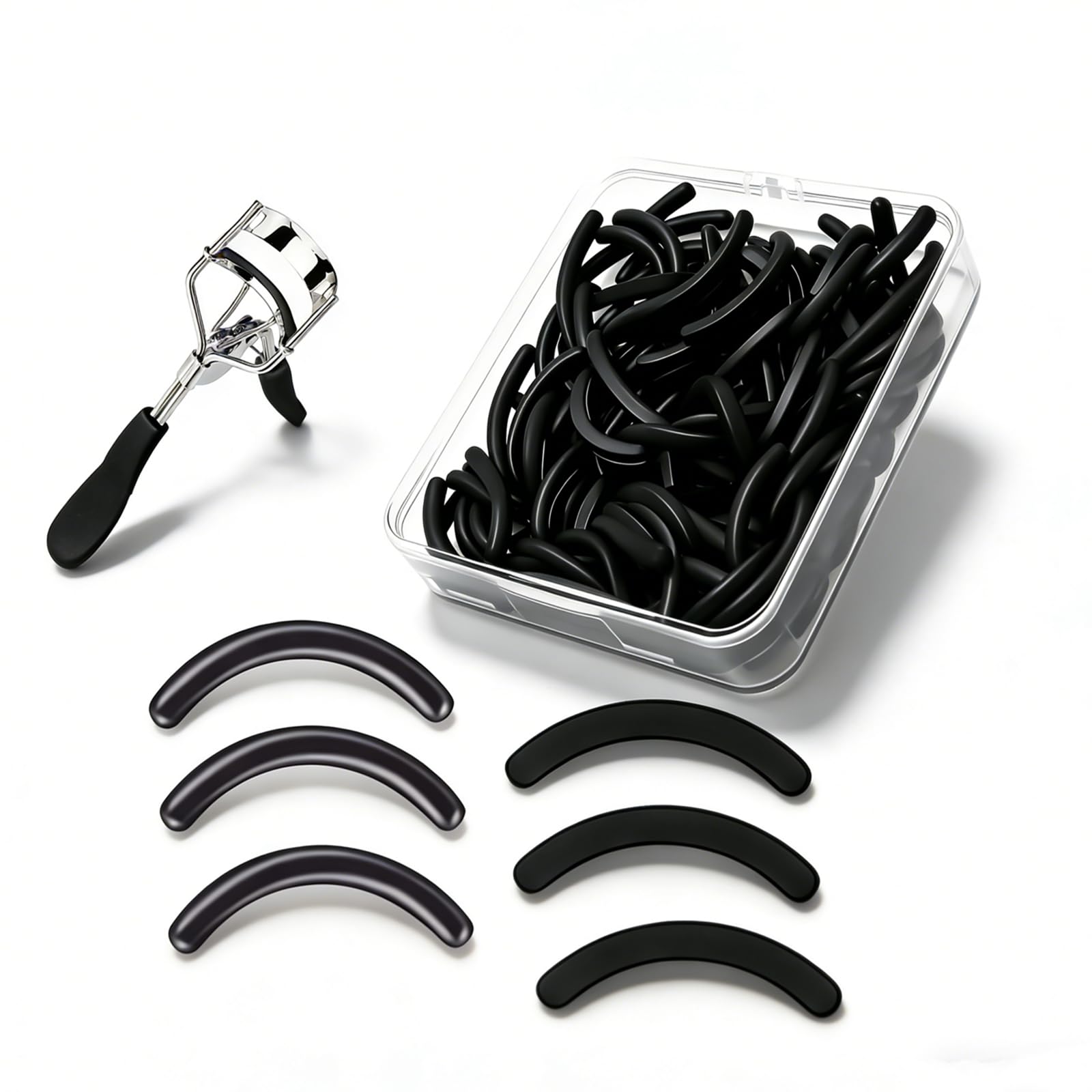 RHBACRU tweezerman-compatible pads ensure precise fit for smooth curling.