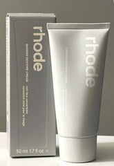 Rhode Barrier Restore Cream front view, premium packaging for daily moisture.