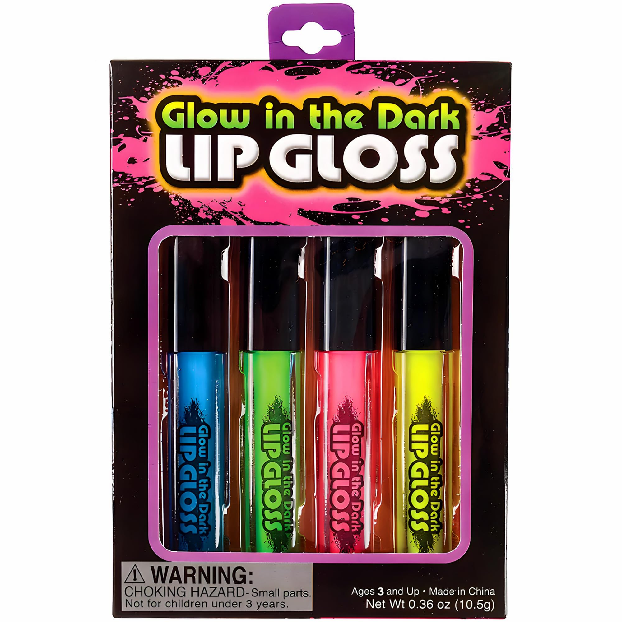 Rhode Island Novelty brillo labial fosforescente ideal para fiesta nocturna y looks.
