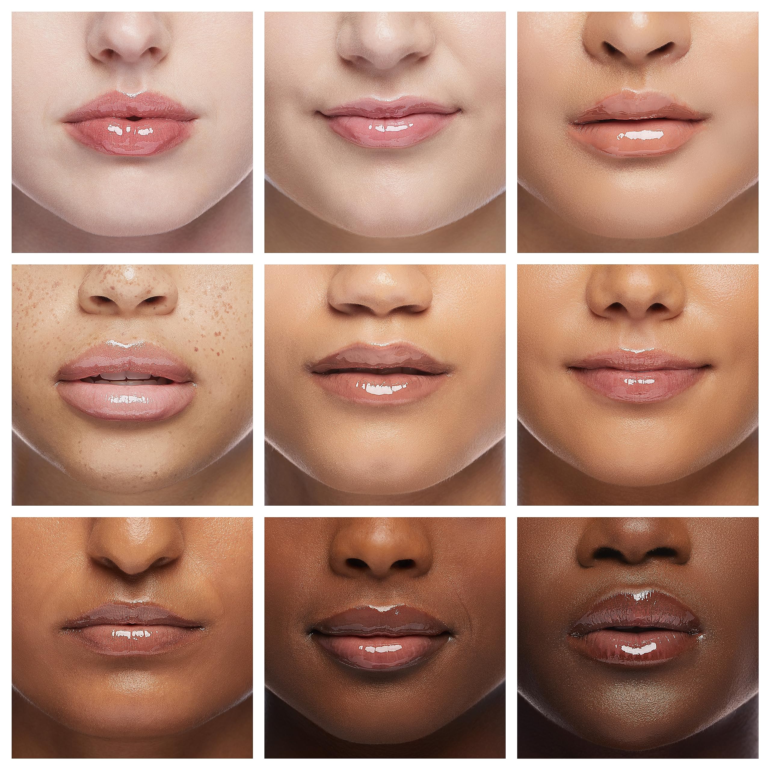 Rhode Salted Carmel lip treatment application illustrating creamy texture during use.