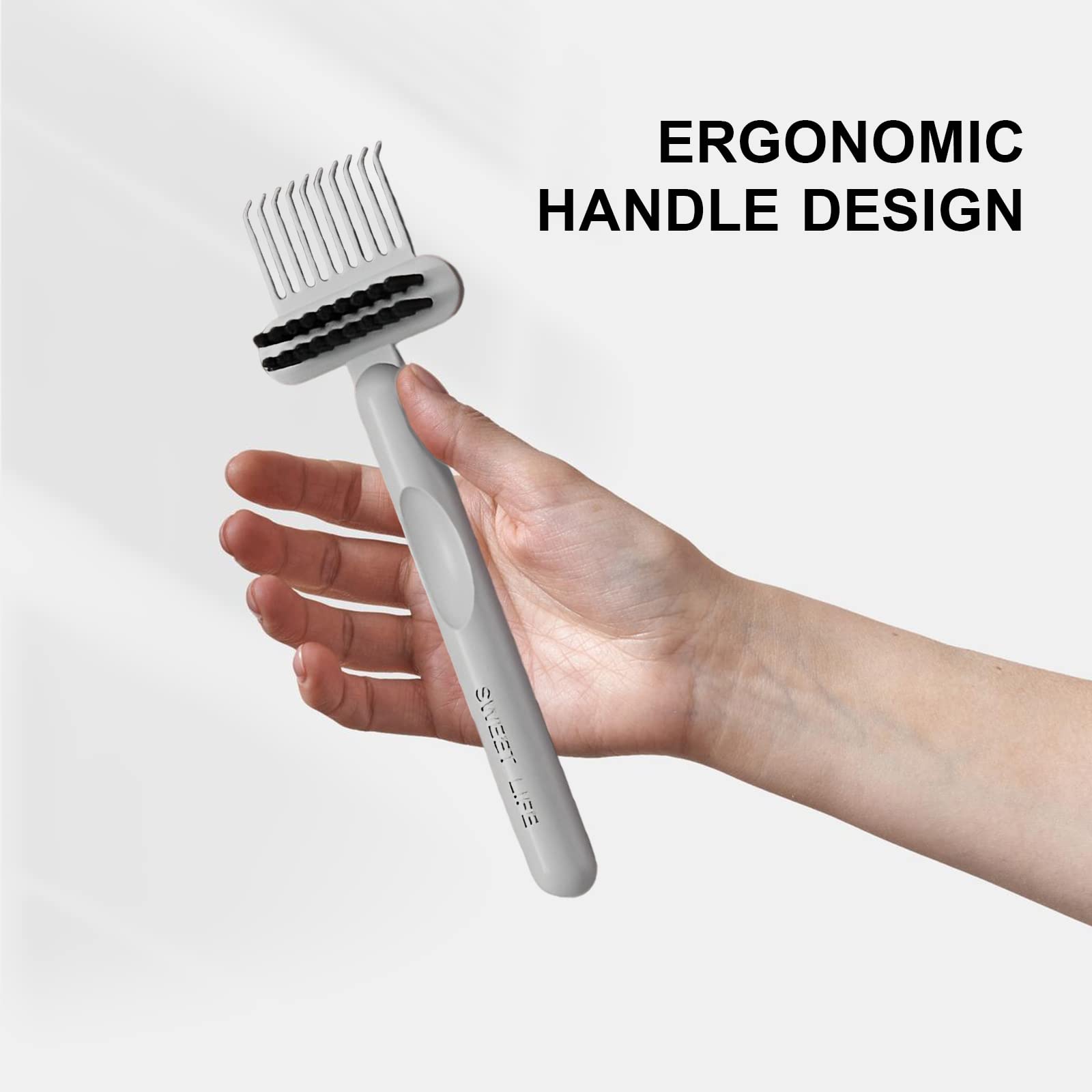 RHOS cleaner in home and salon use demonstrating versatile cleaning applications.