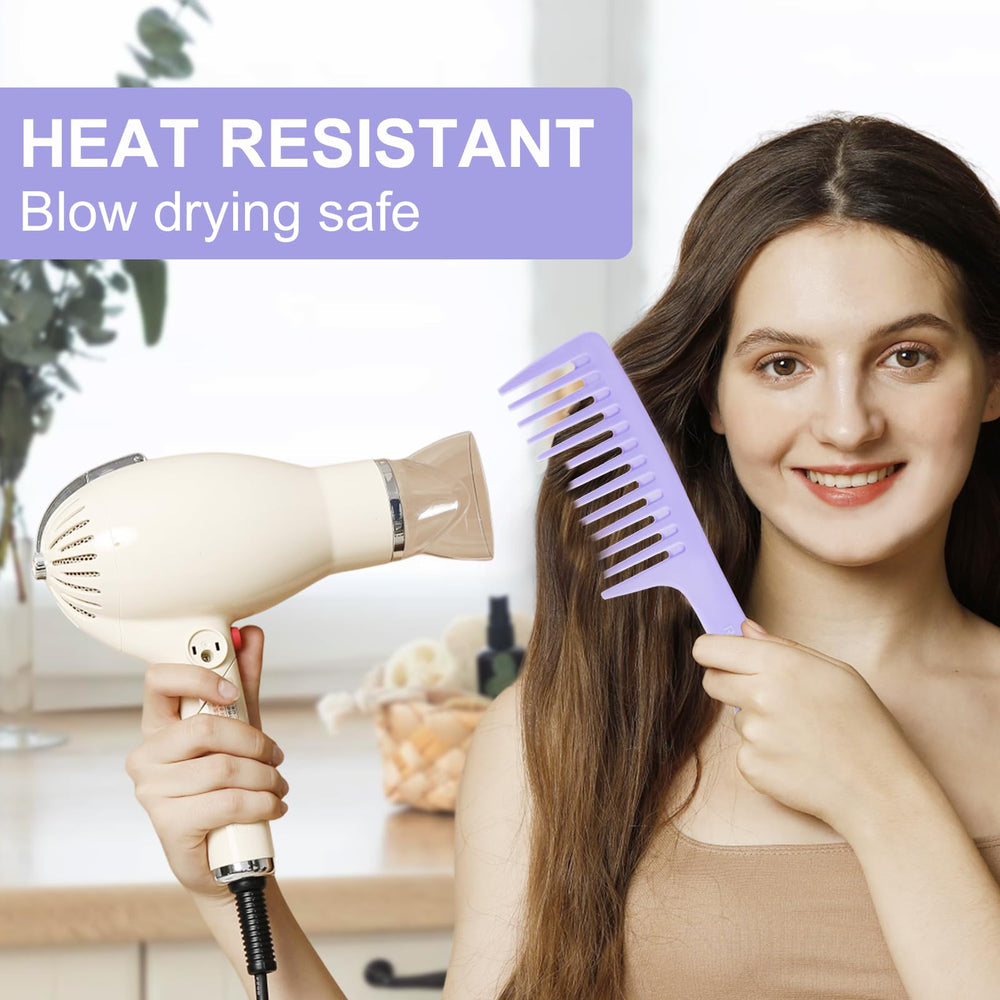RHOS frosted handle offers a non-slip grip during styling
