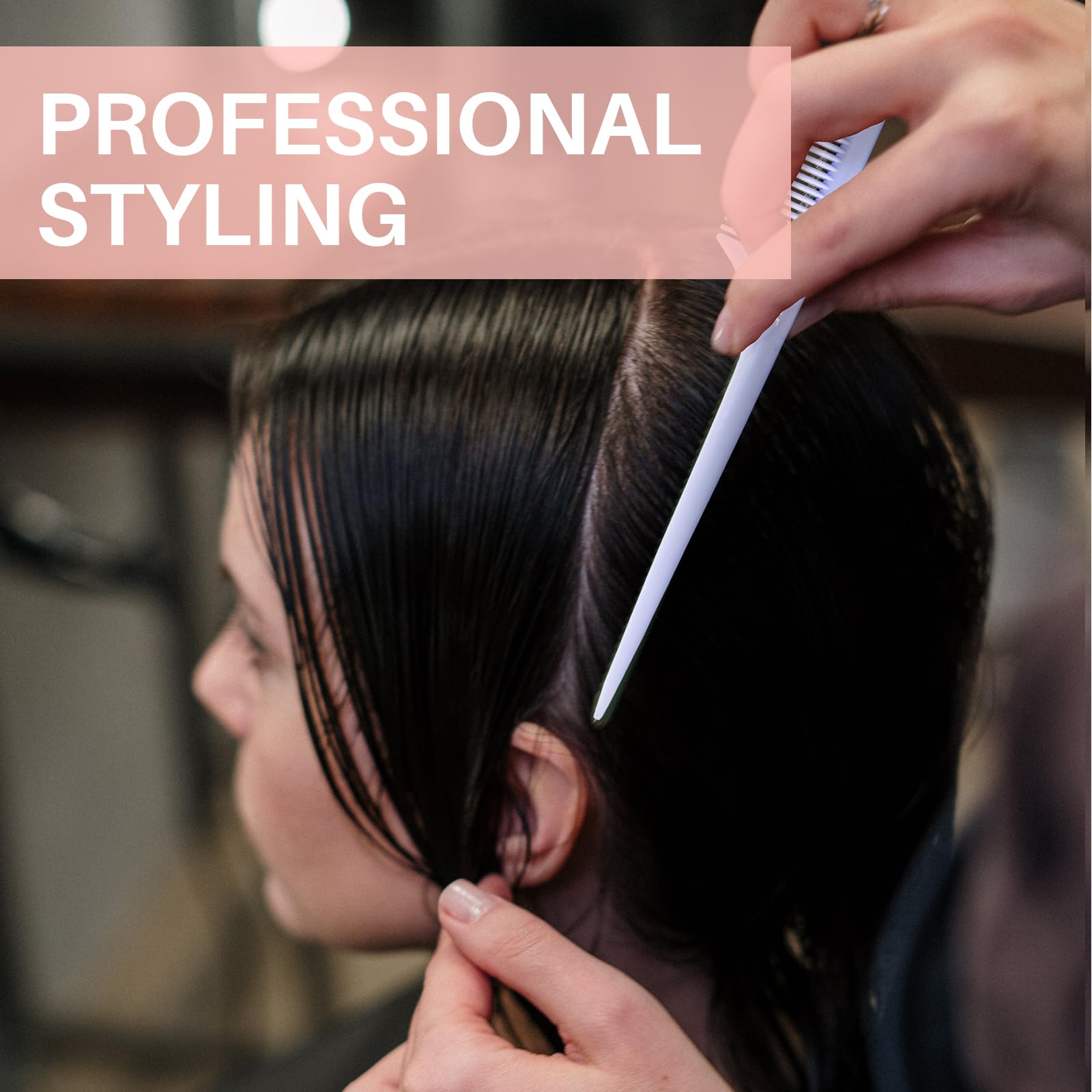 RHOS rounded teeth massage the scalp while detangling