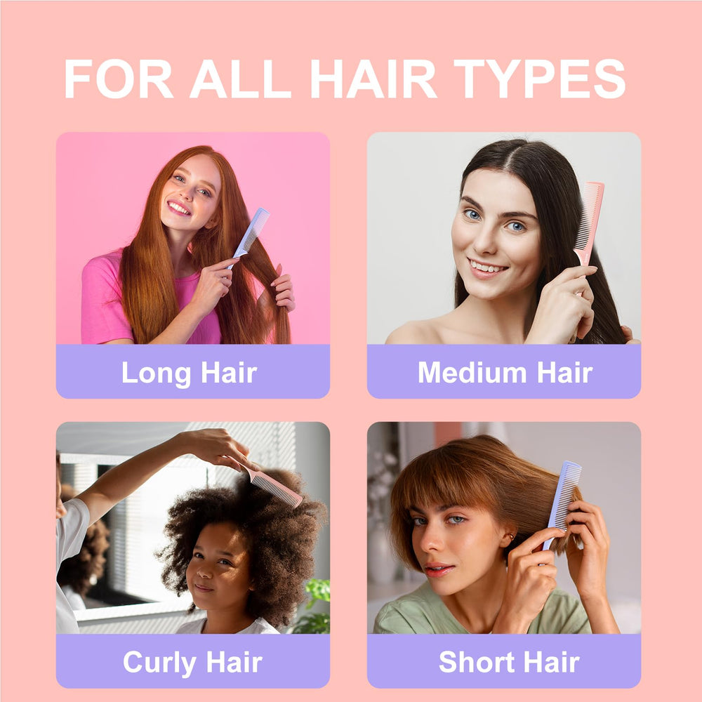 RHOS professional styling tool used with hairdryer for polished results.