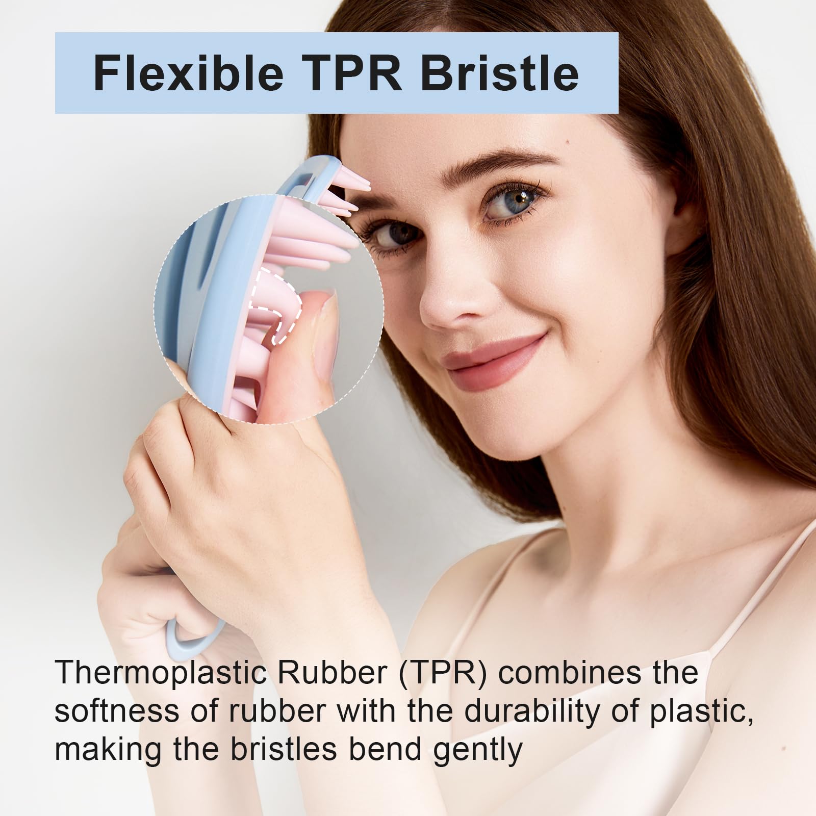 RHOS compatible with wet and dry use on hair