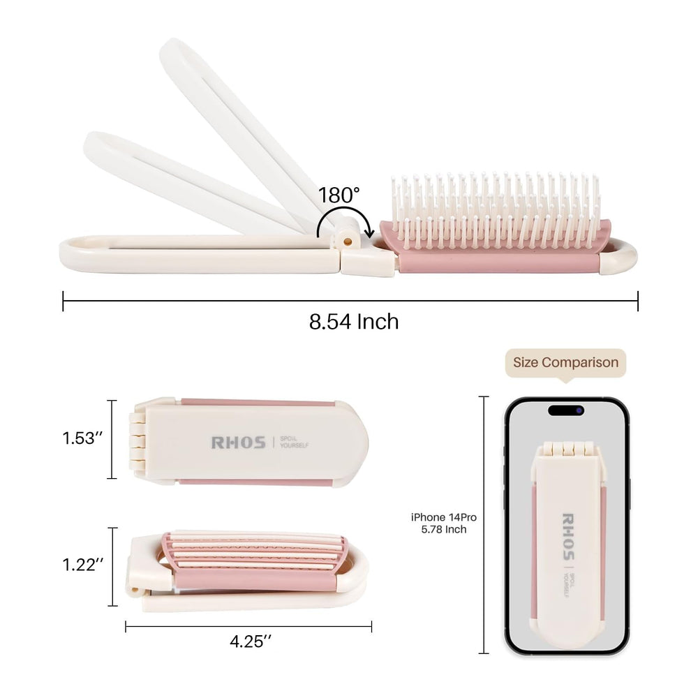 RHOS velvet pouch included protects the brush during travel.