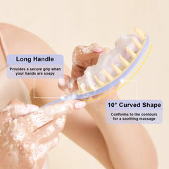 RHOS wide bristle gaps reduce pulling during washing