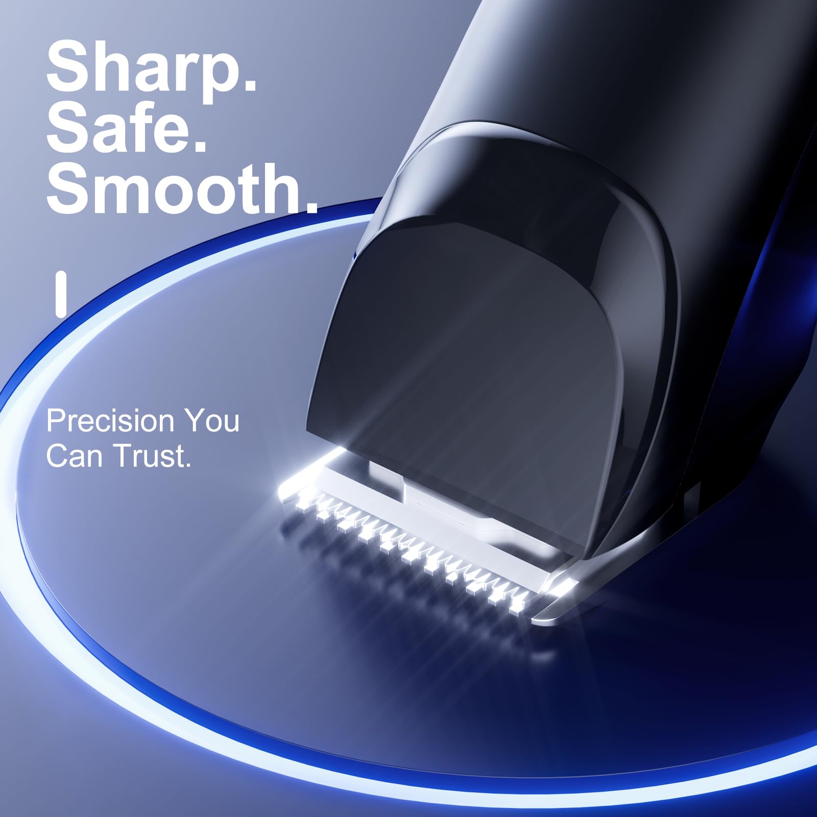 RICAF fast USB charging powers up for long, reliable grooming sessions