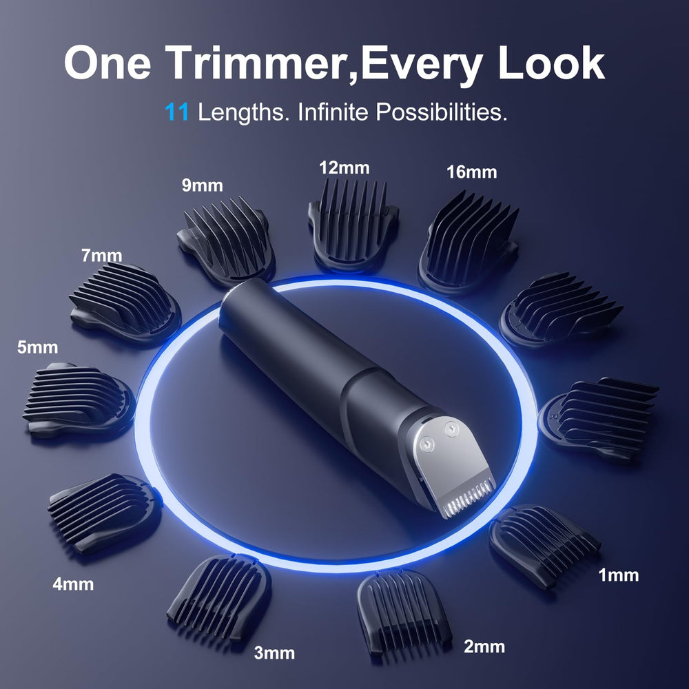 RICAF sharp stainless-steel blades deliver smooth, irritation-free trimming