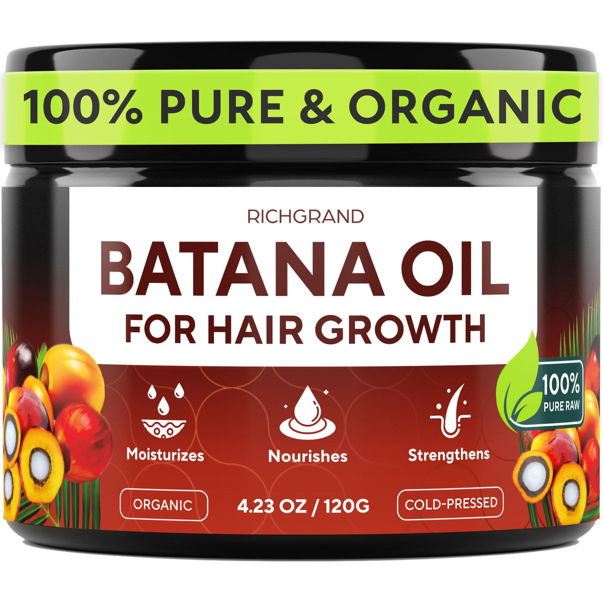 RICHGRAND aceite de batana para crecimiento capilar y densidad