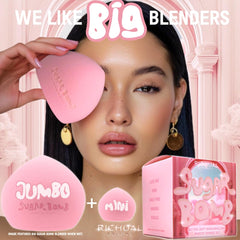 Richual Beauty BIG SUGAR BOMB BLENDER mini sponge for precise application.