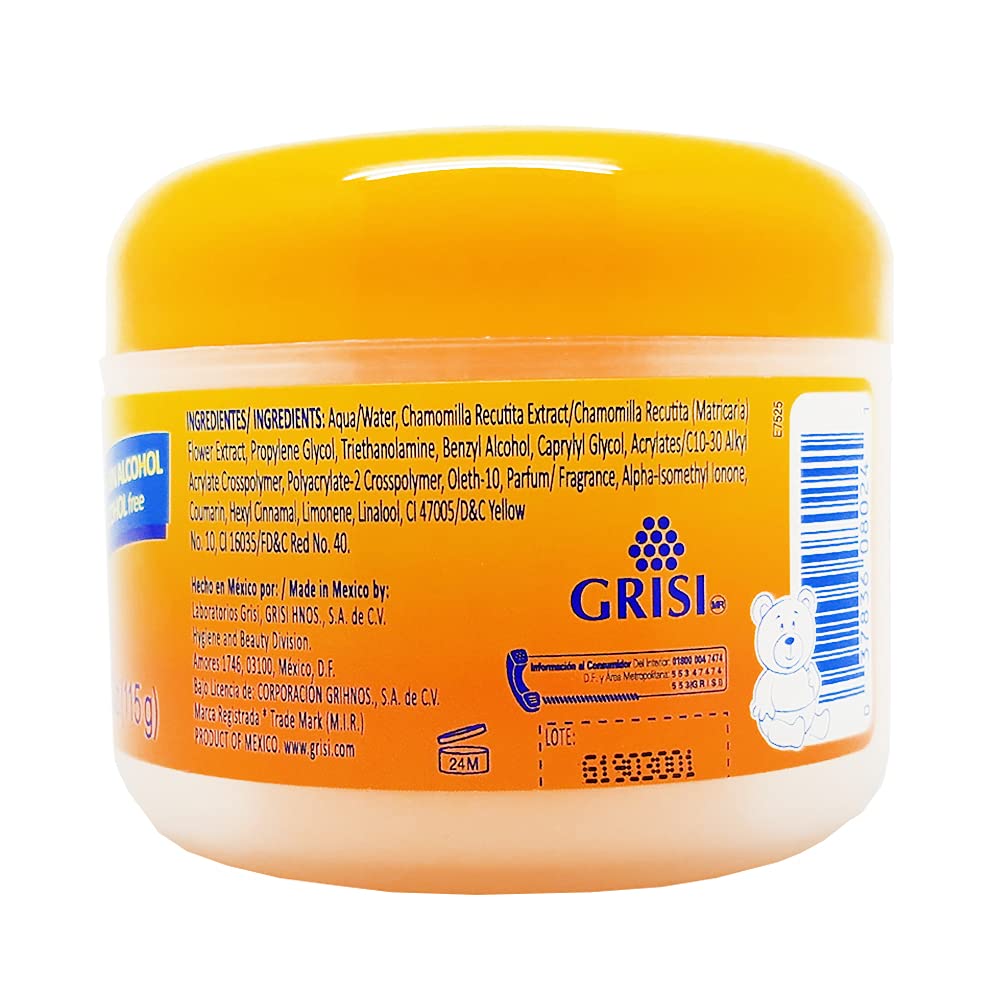 Ricitos de Oro Chamomile Styling Gel six-pack box seen for family use.