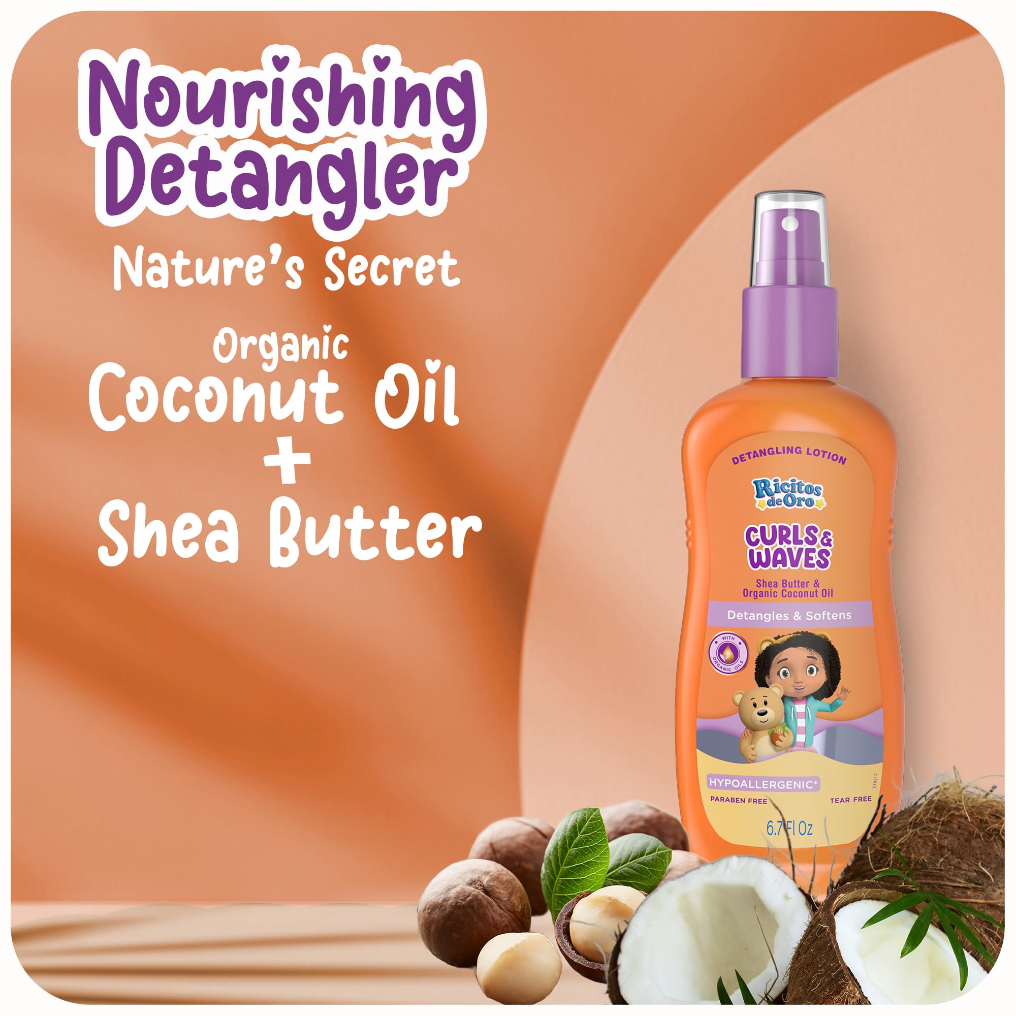 Ricitos de Oro Detangler Spray kids two-pack offers value