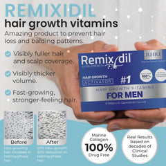 Rida Hair Growth Vitamins daily-use view suggests convenient, drug-free routine