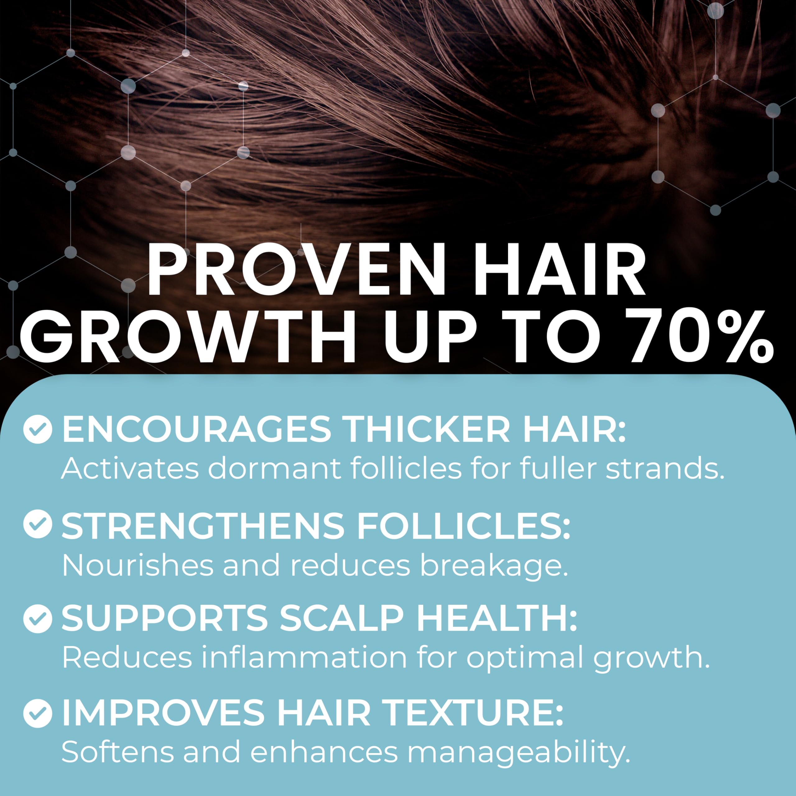 Rida Hair Remixidil 5% foam applicator tip closeup for precise dosing.