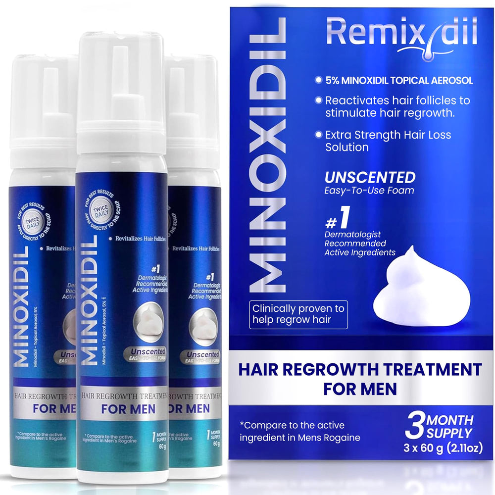 Rida Hair Remixidil foam applicator for precise, mess-free scalp treatment.