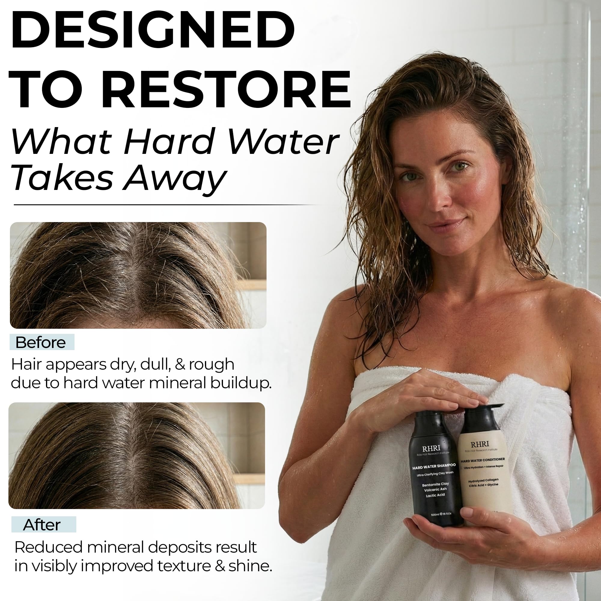 Rida hard water system safe for all hair types