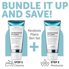 Rida KP Bump Eraser Exfoliating Scrub texture on skin.