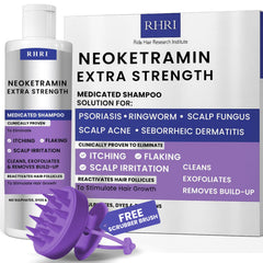 Rida Hair Research Institute antifungal shampoo bottle aids medicated dandruff relief