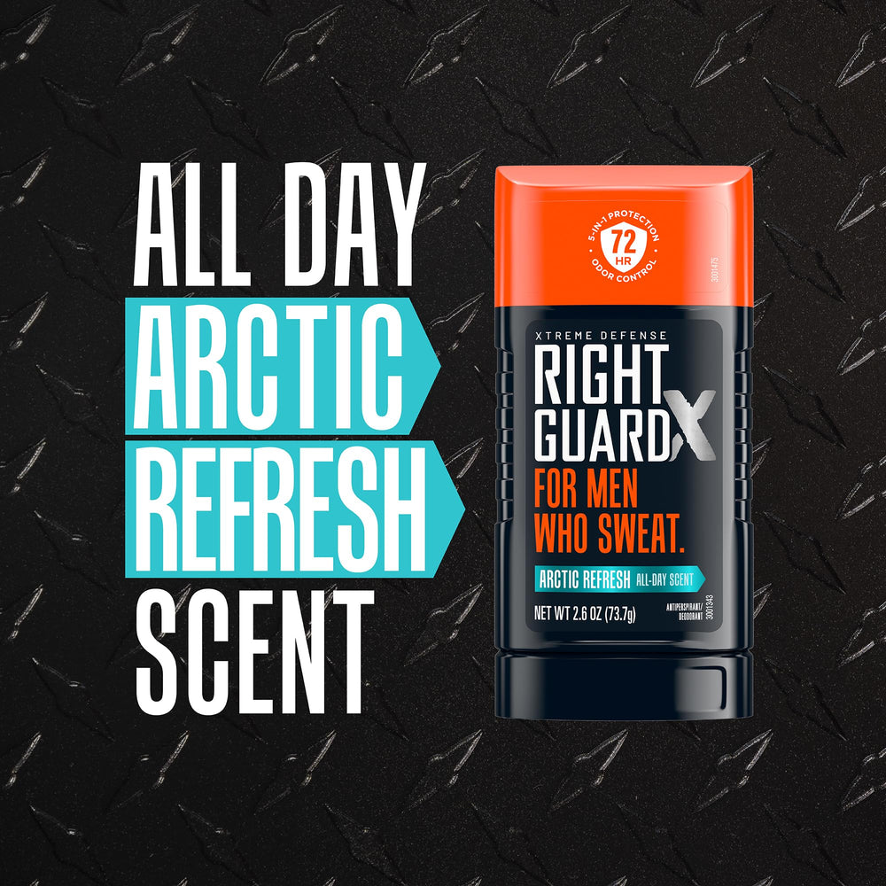 Empaque de cuatro unidades de Right Guard Defensa Extrema para conveniencia