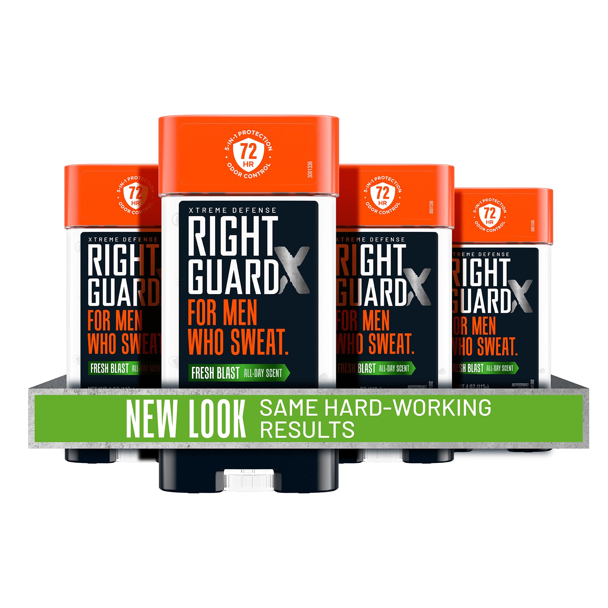 Right Guard Defensa Extrema gel invisible para uso diario.