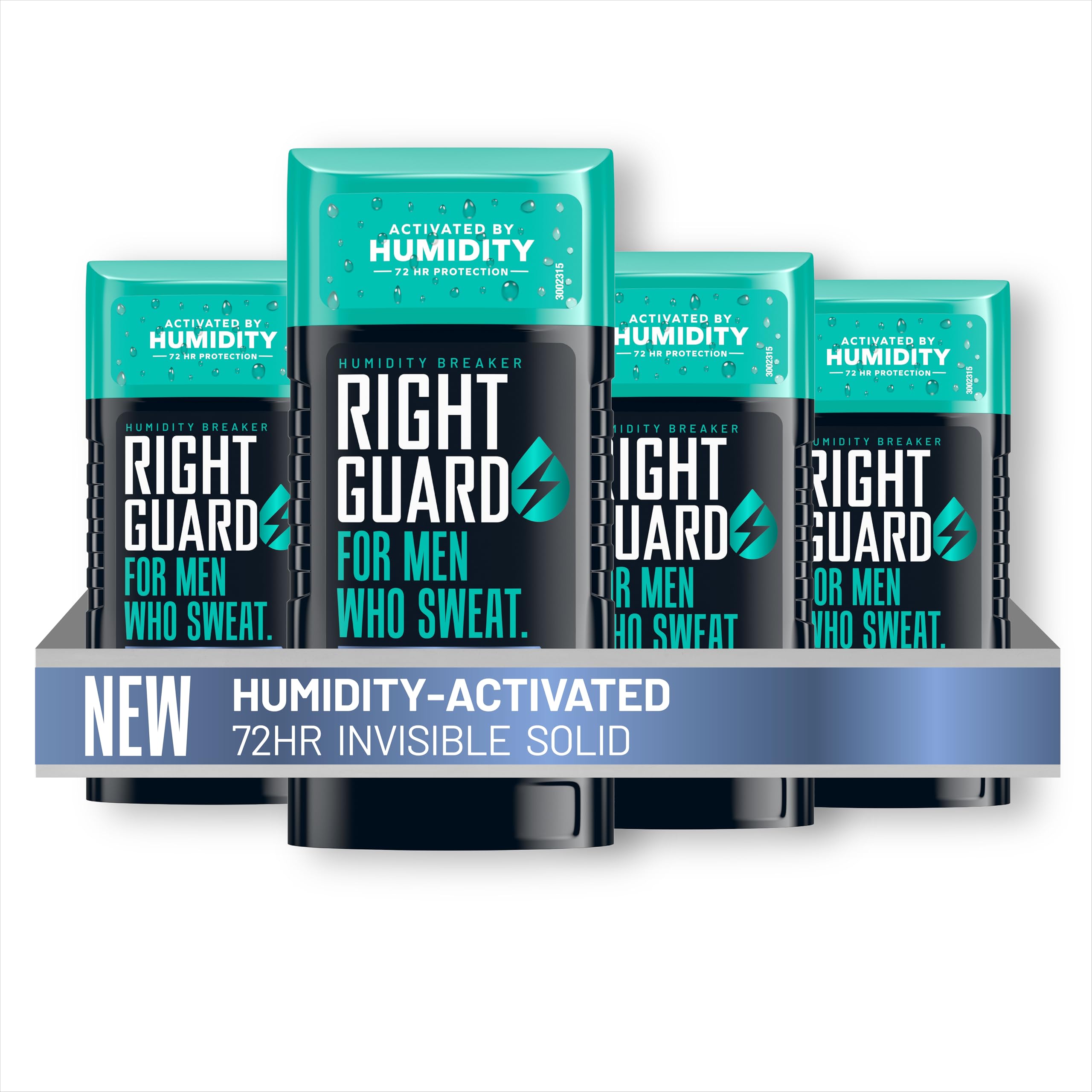 Right Guard Humidity Breaker: botella lista para uso diario ante la humedad.