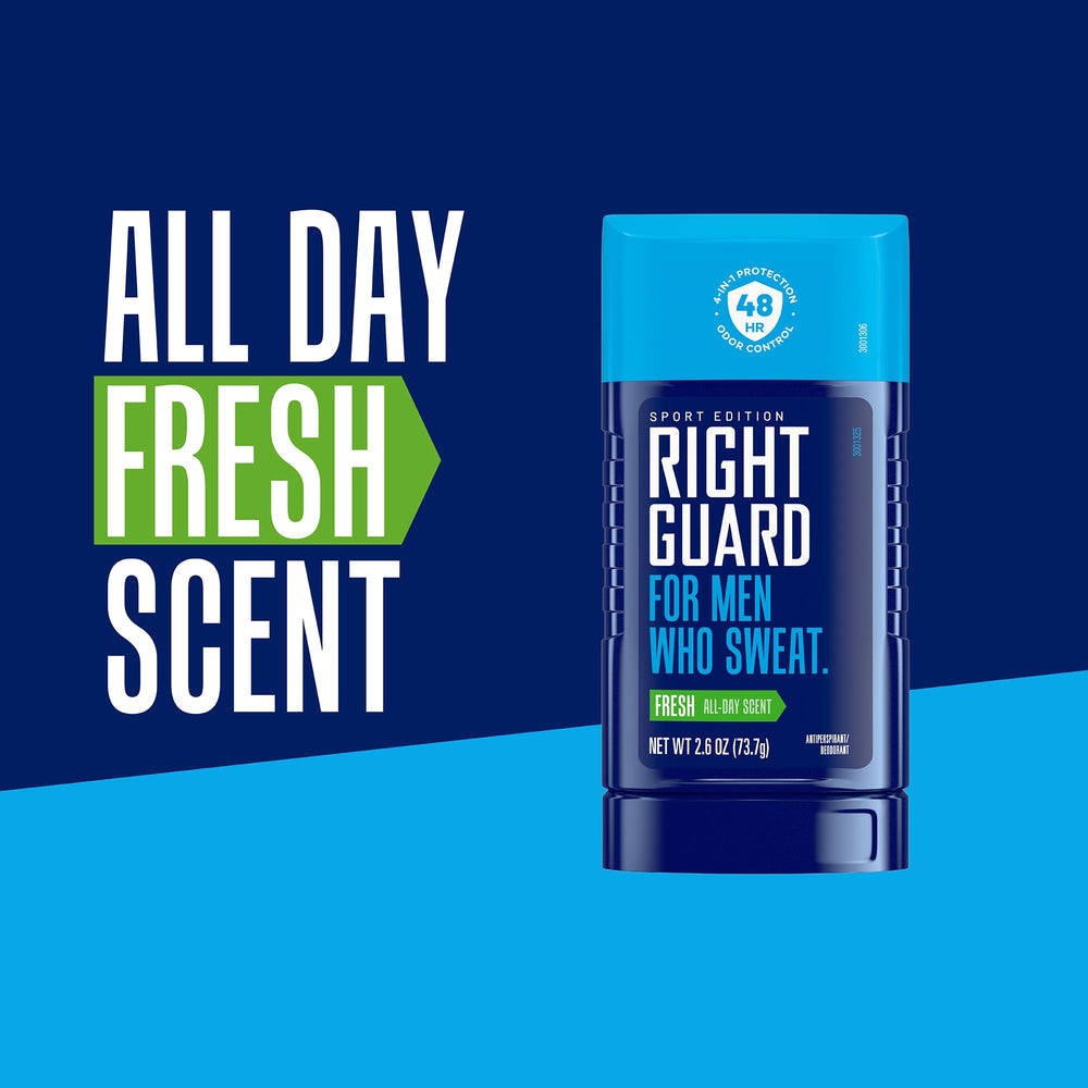 Right Guard Sport Fresh Scent: suave con la piel para uso diario