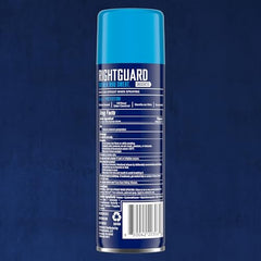 Right Guard Sport Unscented spray underarm application demonstrates quick-drying protection