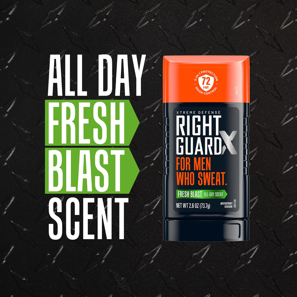 Right Guard Xtreme Defense, piel suave gracias a su fórmula.