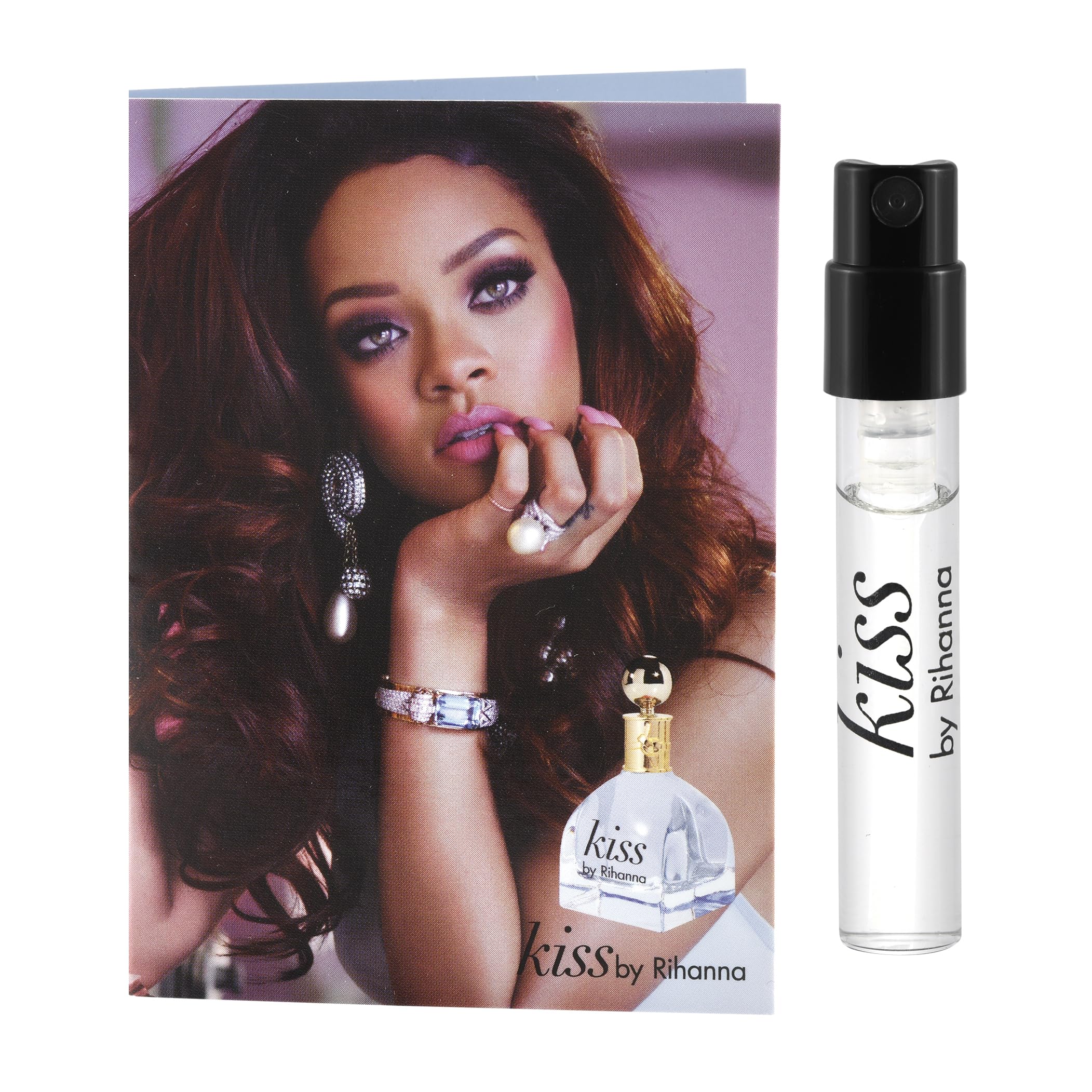 Rihanna travel-friendly fragrance samples for on-the-move testing.