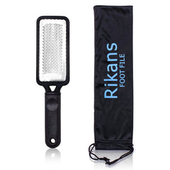 Rikans Colossal Foot rasp stainless steel tool ready for durable callus removal.