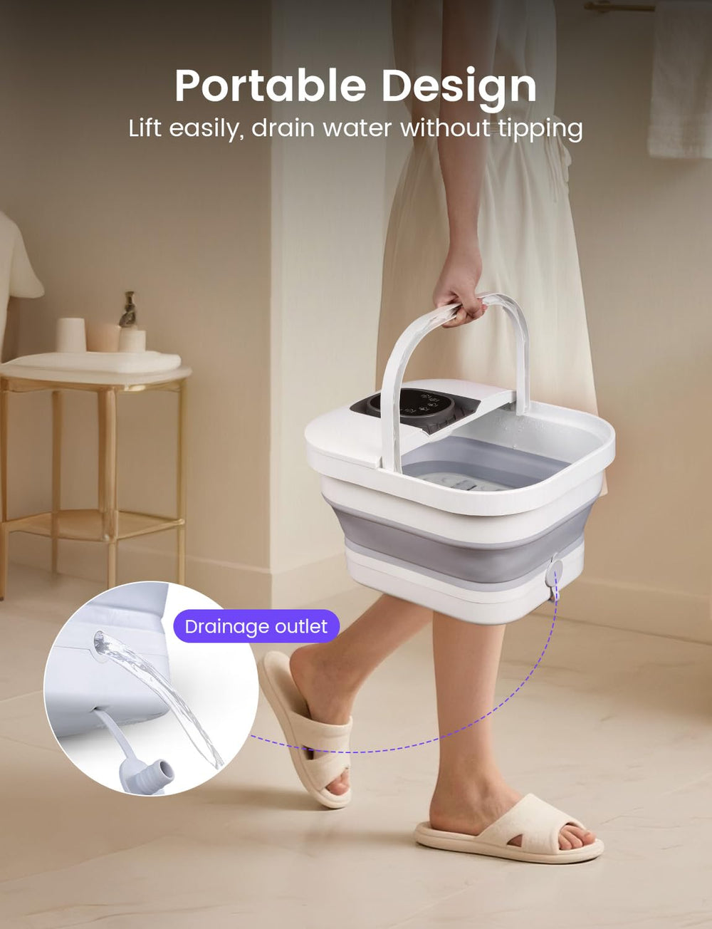 RIKE collapsible design for easy storage and travel