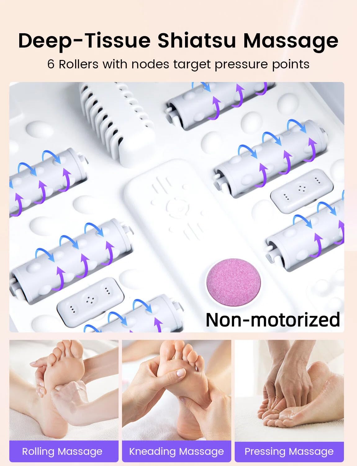 RIKE foot spa timer settings for precise soak durations